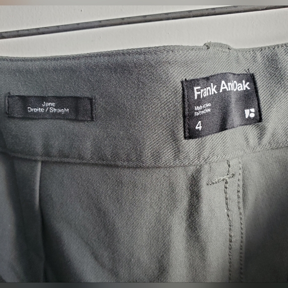 Frank & Oak Jane pant in smoky green (size 4) - Picture 4 of 5